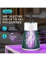 Bug Zapper USB Electric Non-Radiation LED Silent Mosquito And Insect Killer Lamp, Suitable for Indoor Killing of Mosquitoes, Flies, Small Flies, And Fruit Flies, with a Small Brush