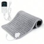 Electric Heating Pad 12''x24'' -9-Level Temperature Control, Speed Timed Portable Home Waist And Neck Protection, Soft Flannel Electric Blanket Suitable For The Back, Neck, Shoulders, Knees, Arms And Legs, Please do not fold the electric blanket and be sure to ensure the controller has adequate ventilation.