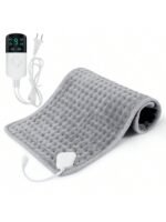 Electric Heating Pad 12''x24'' -9-Level Temperature Control, Speed Timed Portable Home Waist And Neck Protection, Soft Flannel Electric Blanket Suitable For The Back, Neck, Shoulders, Knees, Arms And Legs, Please do not fold the electric blanket and be sure to ensure the controller has adequate ventilation.