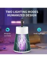 Bug Zapper USB Electric Non-Radiation LED Silent Mosquito And Insect Killer Lamp, Suitable for Indoor Killing of Mosquitoes, Flies, Small Flies, And Fruit Flies, with a Small Brush - Image 2