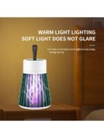 Bug Zapper USB Electric Non-Radiation LED Silent Mosquito And Insect Killer Lamp, Suitable for Indoor Killing of Mosquitoes, Flies, Small Flies, And Fruit Flies, with a Small Brush - Image 3