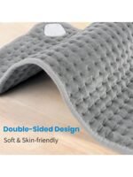 Electric Heating Pad 12''x24'' -9-Level Temperature Control, Speed Timed Portable Home Waist And Neck Protection, Soft Flannel Electric Blanket Suitable For The Back, Neck, Shoulders, Knees, Arms And Legs, Please do not fold the electric blanket and be sure to ensure the controller has adequate ventilation. - Image 4