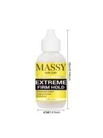 MASSY Waterproof Lace Wig Adhesive - Extreme Firm Hold, Quick-Dry, No Residue, 2.29fl.oz, Invisible Bonding for Secure & Natural Look, Unisex for All Hair Types, Hairpiece Adhesive | Easy Application | Light Beige Formula - Image 5