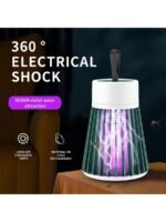 Bug Zapper USB Electric Non-Radiation LED Silent Mosquito And Insect Killer Lamp, Suitable for Indoor Killing of Mosquitoes, Flies, Small Flies, And Fruit Flies, with a Small Brush - Image 6