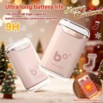USB Rechargeable Hand Warmer, Equipped With 3000 MAh Battery, One-Second Start-Up Fast Heating, Double-Layer Four-Side Heating, Digital Display Of Power, Five Adjustable Temperatures, Mini Portable Hand Warming Devices