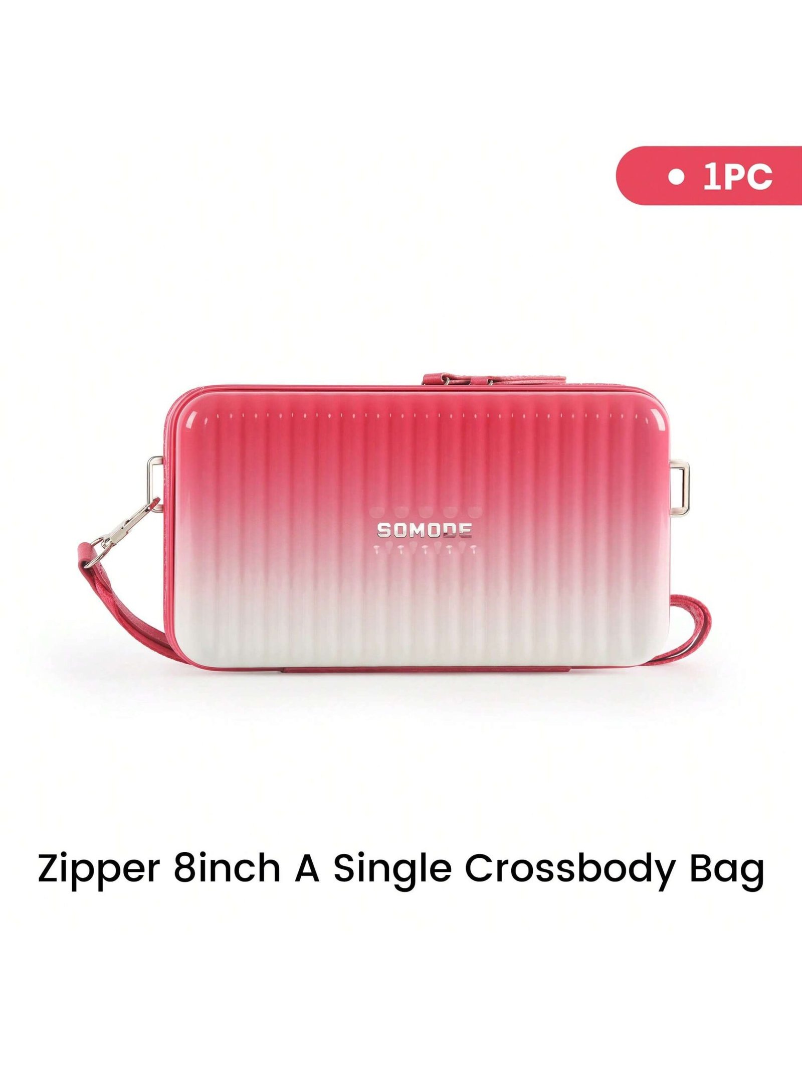 7 Zipper 8inch A Single Crossbody Bag,Crossbody Bag Durable,100% PC Hard Shell - Image 1