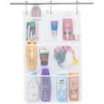Shower Organizer, Shower Caddy Or Bathroom Organizer With Quick Drying Mesh, 7 Pockets To Hold Shampoo, Soap, Loofah, And Cruise Ship Essentials, 17 Inch By 22 Inch, White, 1 Pack