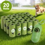 Pet Waste Bags - Bags For Dog Poop Picking Up And Cat Cleaning - Strong Leak-proof, Portable, And Convenient With 1 Free Storage Box For Walks And Household Cleaning Supplies EPI Waste Bag. 5Rolls/10Rolls/20Rolls