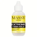MASSY Waterproof Lace Wig Adhesive - Extreme Firm Hold, Quick-Dry, No Residue, 2.29fl.oz, Invisible Bonding for Secure & Natural Look, Unisex for All Hair Types, Hairpiece Adhesive | Easy Application | Light Beige Formula - Image 2