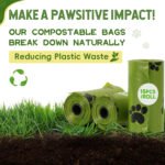 Pet Waste Bags - Bags For Dog Poop Picking Up And Cat Cleaning - Strong Leak-proof, Portable, And Convenient With 1 Free Storage Box For Walks And Household Cleaning Supplies EPI Waste Bag. 5Rolls/10Rolls/20Rolls - Image 6