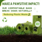 Pet Waste Bags - Bags For Dog Poop Picking Up And Cat Cleaning - Strong Leak-proof, Portable, And Convenient With 1 Free Storage Box For Walks And Household Cleaning Supplies EPI Waste Bag. 5Rolls/10Rolls/20Rolls - Image 7